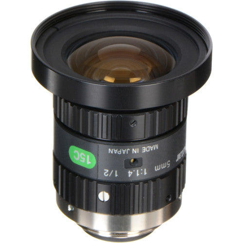 COMPUTAR H0514-MP2 1/2" 5MM F1.4 W/LOCKING IRIS & FOCUS, MEGAPIXEL MACHINE VISION LENS (C MOUNT)