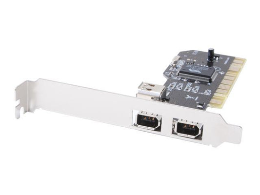 SYBA SD-VIA-3F PCI to Firewire 1394a 2+1 ports controller card (VIA)